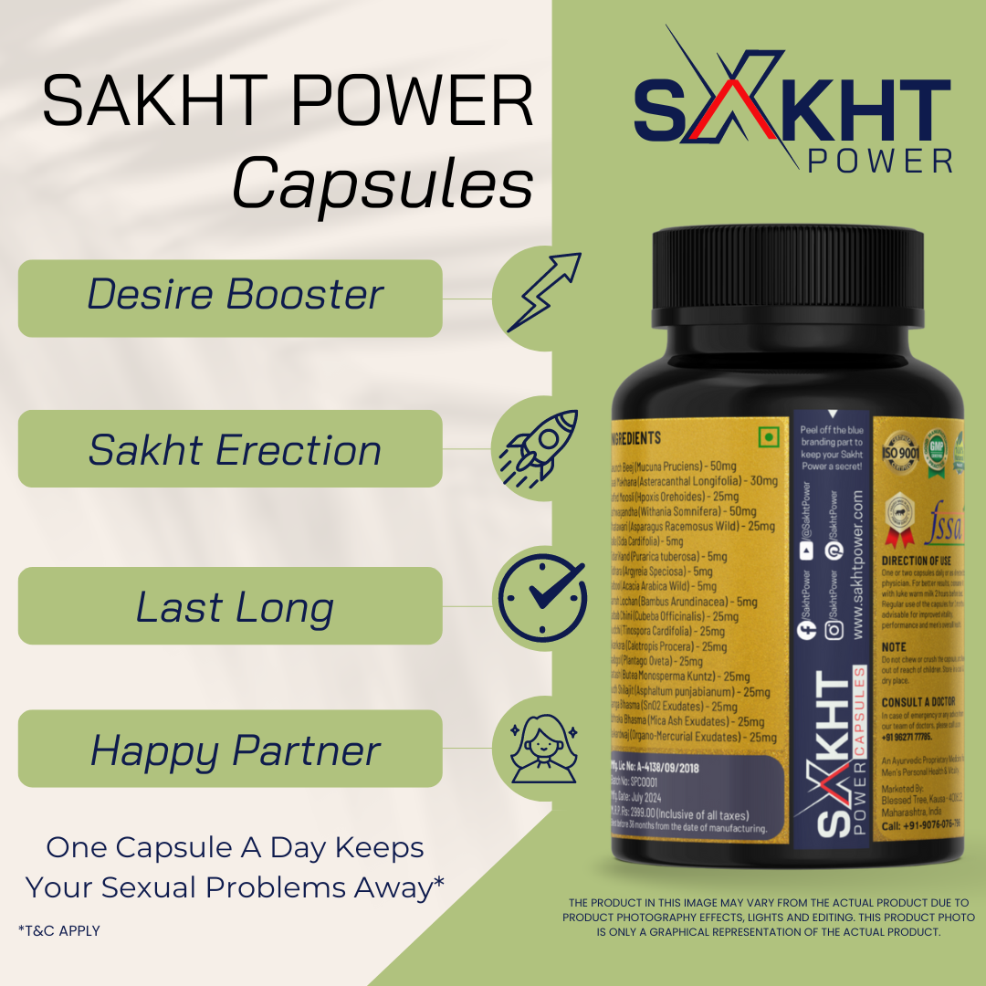 Sakht Power Capsules for Men to Perform Better in Bed